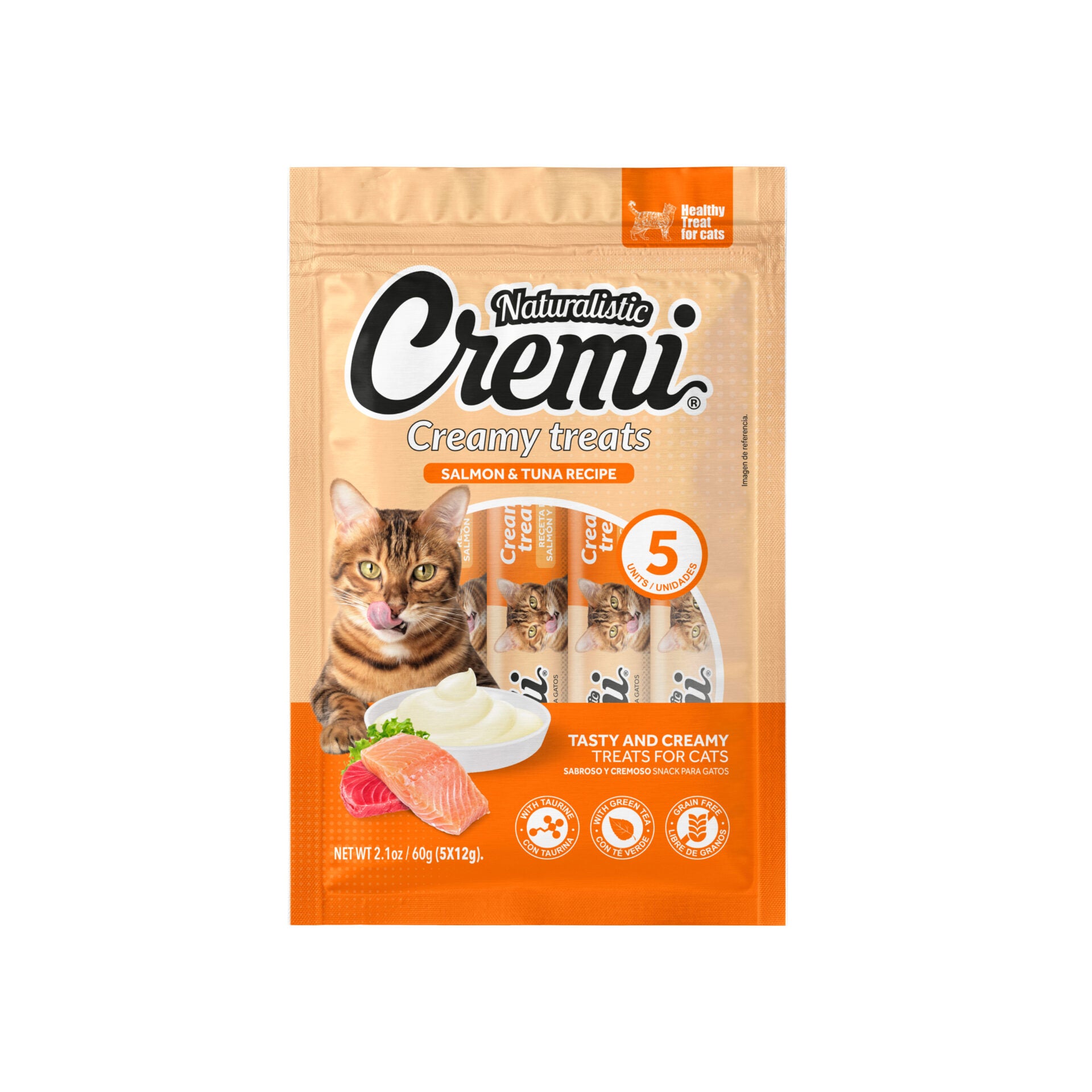 Cremi Sachet 5 tubos / Salmón y Atún